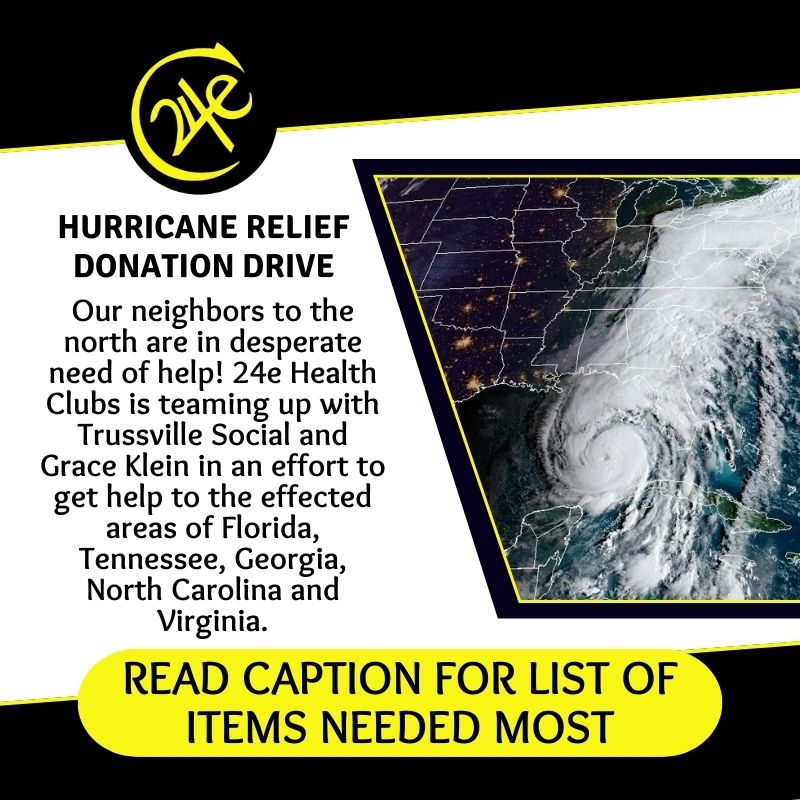 Hurricane Helene Relief Donation Drive